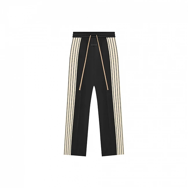 картинка Fear of God Sport Nylon Stripe Relaxed Sweatpant 'Black' магазин Одежда+ являющийся официальным дистрибьютором в России 