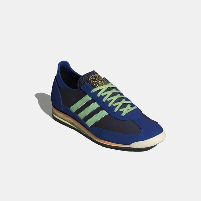картинка Adidas Sl 72 Night Indigo Semi Green Spark магазин Одежда+ являющийся официальным дистрибьютором в России 