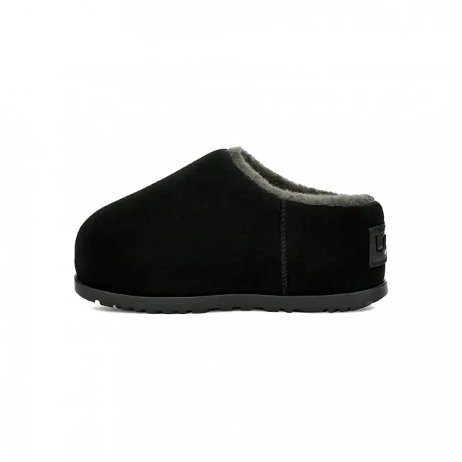 картинка UGG Pumped Slide Black магазин Одежда+ являющийся официальным дистрибьютором в России 