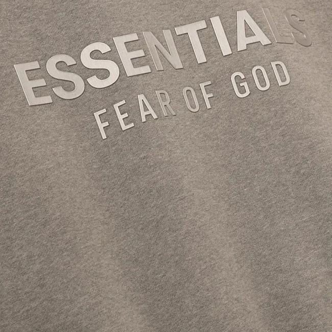 Fear of God Essentials Classic Full Zip Hoodie Homestead Heather