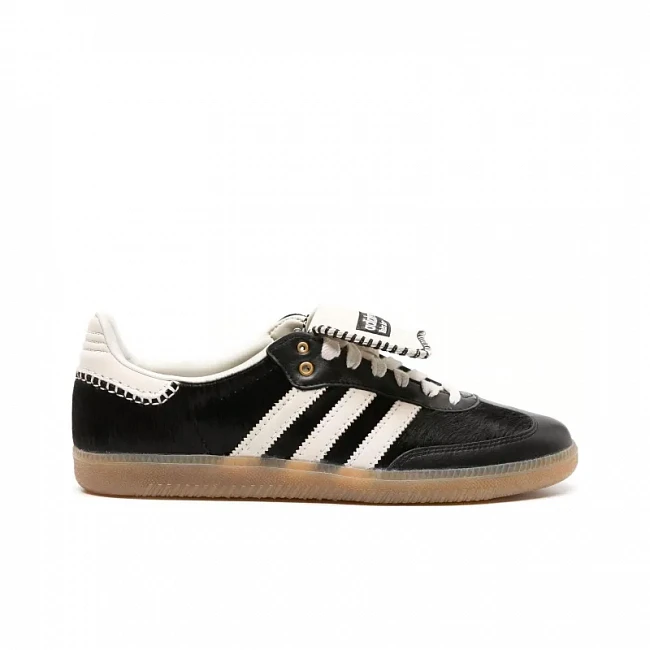 картинка Adidas Samba Pony Tonal Wales Bonner Core Black магазин Одежда+ являющийся официальным дистрибьютором в России 