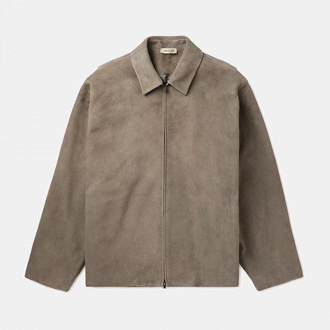 Fear of God Eternal Suede Zip-Up Jacket Brown