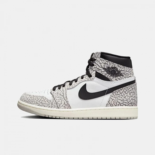картинка Nike Air Jordan 1 Retro High OG "White Cement" магазин Одежда+ являющийся официальным дистрибьютором в России 