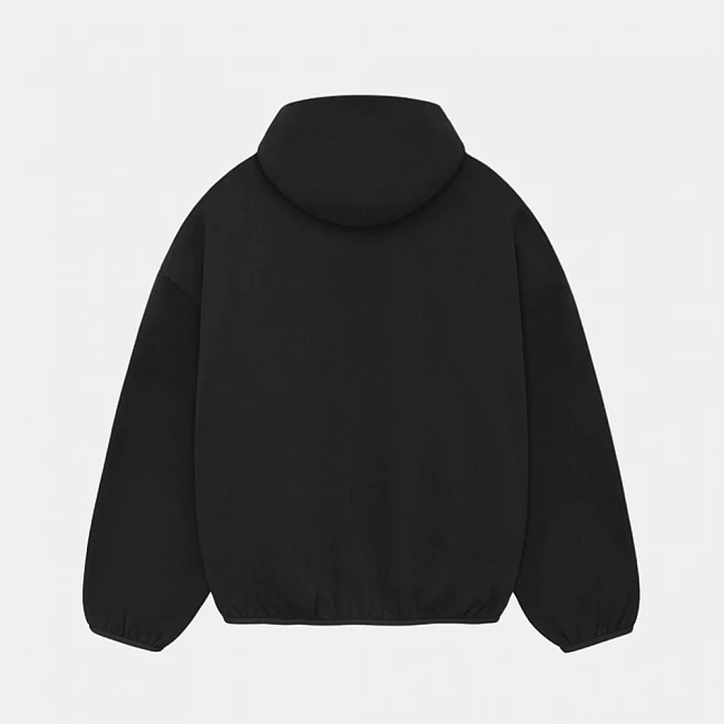 картинка Fear of God Essentials SS24 Hoodie 'Black' магазин Одежда+ являющийся официальным дистрибьютором в России 