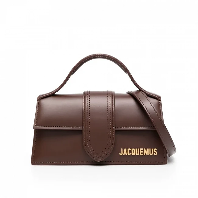 картинка Jacquemus Le Bambino Leather Tote Bag Brown магазин Одежда+ являющийся официальным дистрибьютором в России 