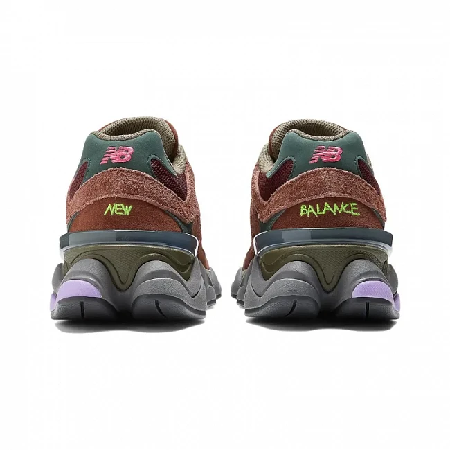 картинка New Balance 9060 Rich Oak Burgundy магазин Одежда+ являющийся официальным дистрибьютором в России 