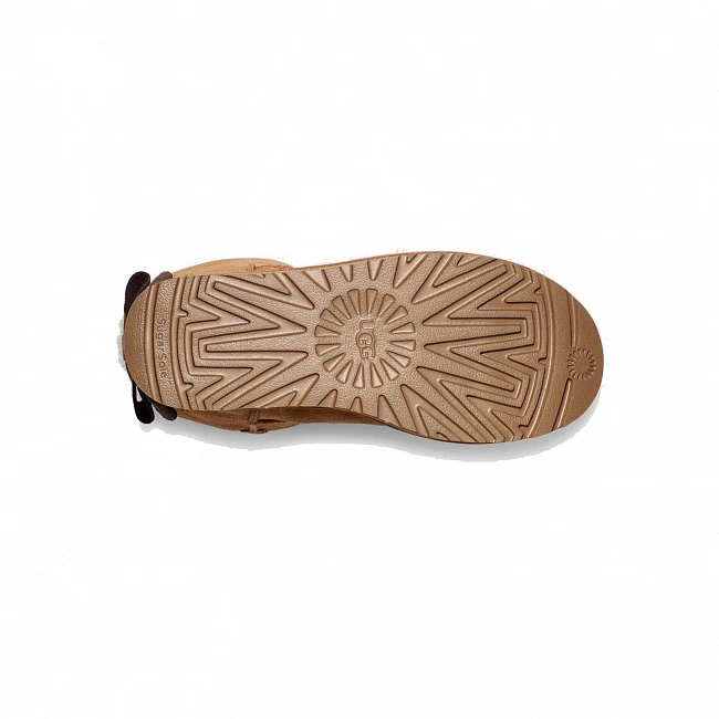 картинка UGG Mini Bailey Suede Bow for Chestnut магазин Одежда+ являющийся официальным дистрибьютором в России 