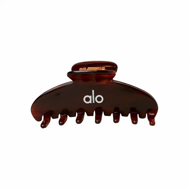 картинка ALO YOGA Коричневая заколка магазин Одежда+ являющийся официальным дистрибьютором в России 