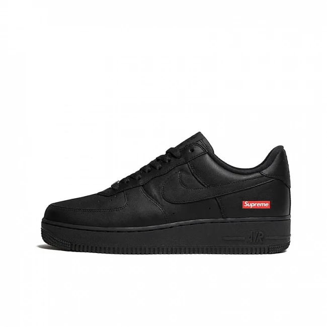 картинка Nike Air Force 1 Low Supreme Black магазин Одежда+ являющийся официальным дистрибьютором в России 