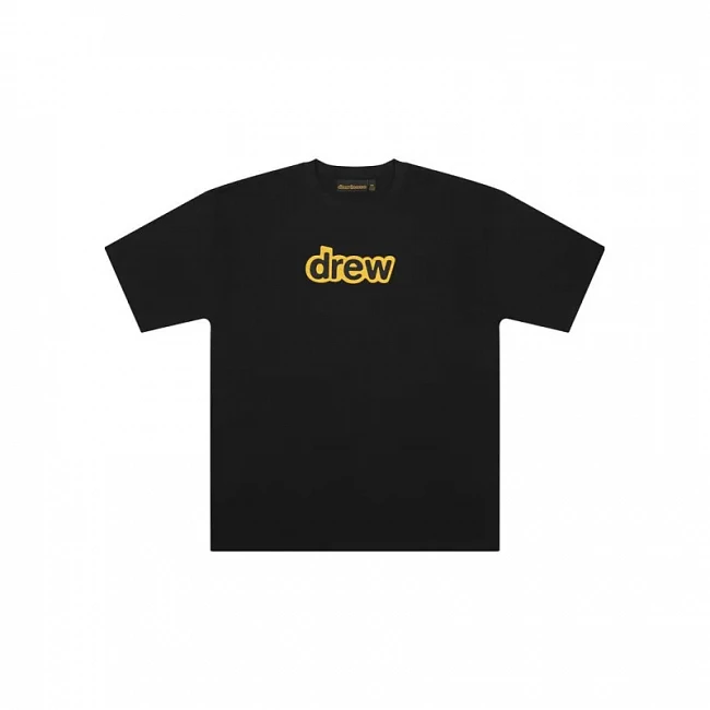 картинка Drew house Футболка черная магазин Одежда+ являющийся официальным дистрибьютором в России 