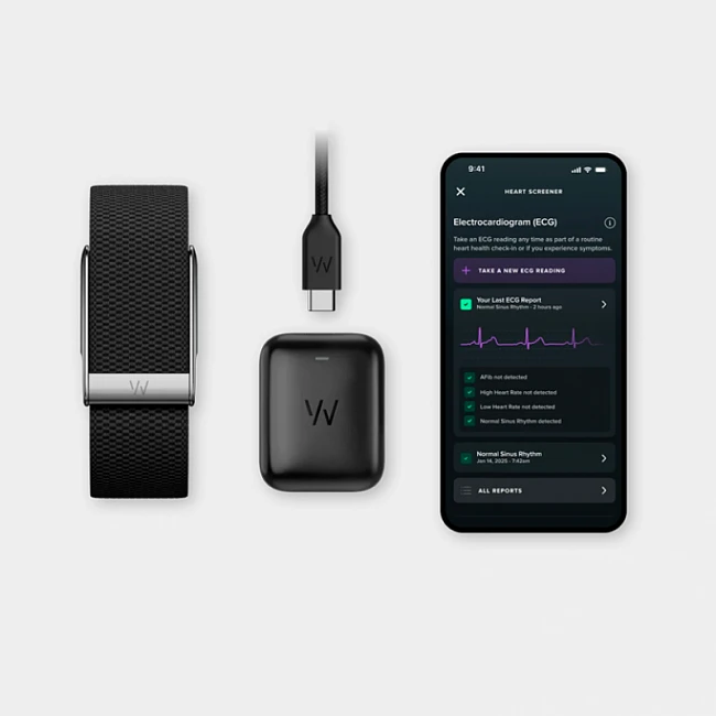 картинка Фитнес браслет Whoop 5.0 Peak Black + Подписка магазин Одежда+ являющийся официальным дистрибьютором в России 