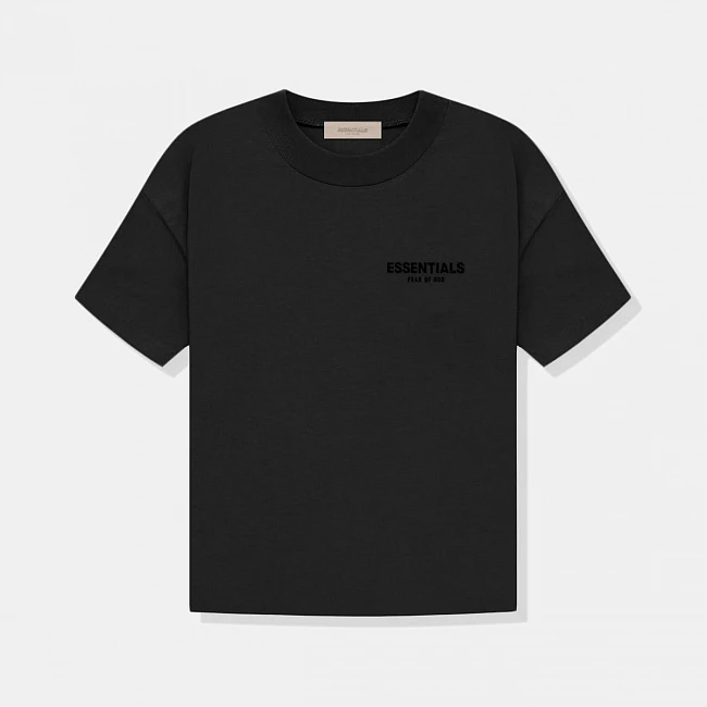 картинка Fear Of God Essentials FW20 T-Shirts Unisex Black магазин Одежда+ являющийся официальным дистрибьютором в России 