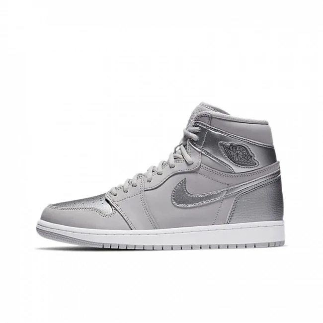 картинка Nike Air Jordan 1 Retro High CO.JP Neutral Grey магазин Одежда+ являющийся официальным дистрибьютором в России 