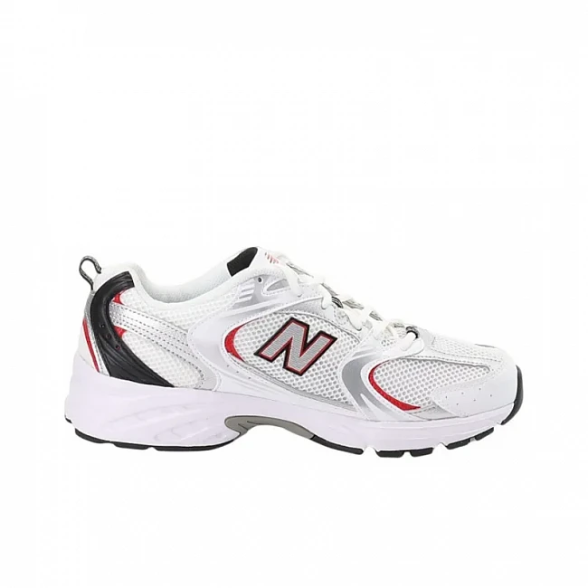 картинка New Balance 530 V2 "White Silver Red" магазин Одежда+ являющийся официальным дистрибьютором в России 