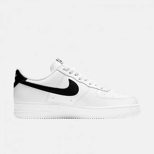 картинка Nike Air Force 1 '07 Shoes White Black магазин Одежда+ являющийся официальным дистрибьютором в России 