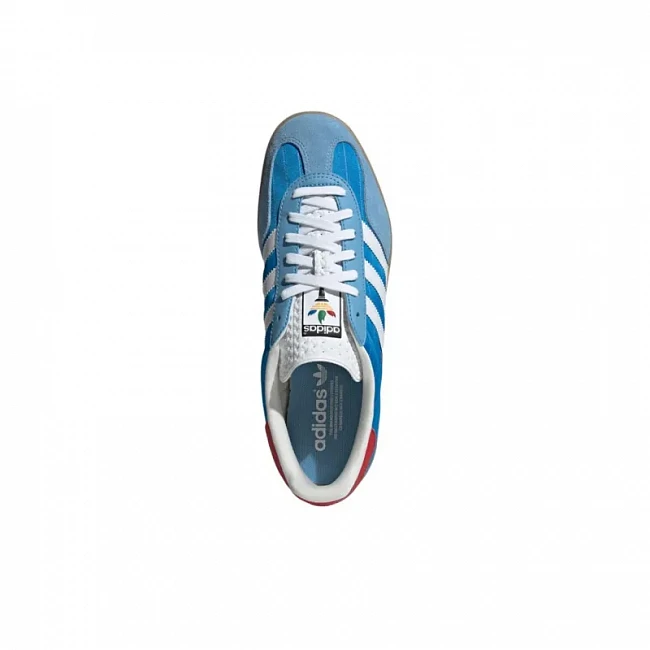 картинка Adidas Gazelle Olympic Pack Blue магазин Одежда+ являющийся официальным дистрибьютором в России 