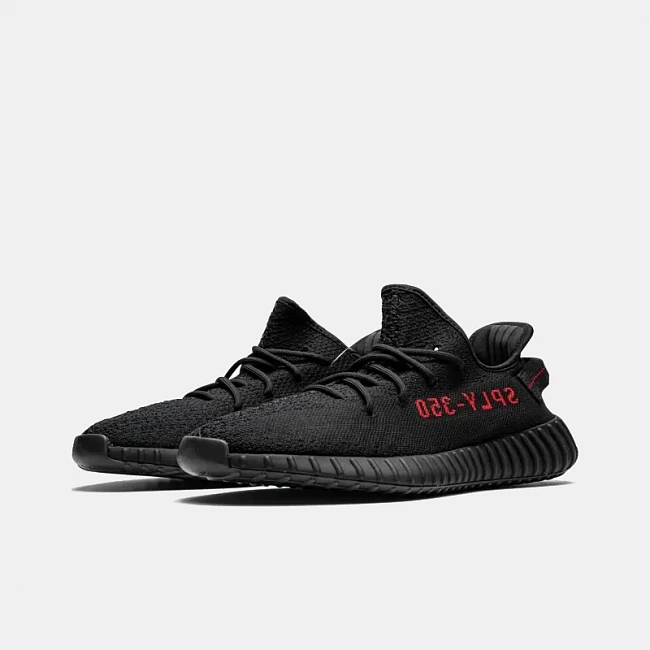 картинка Adidas Yeezy Boost 350 V2 'Bred' 2020 магазин Одежда+ являющийся официальным дистрибьютором в России 