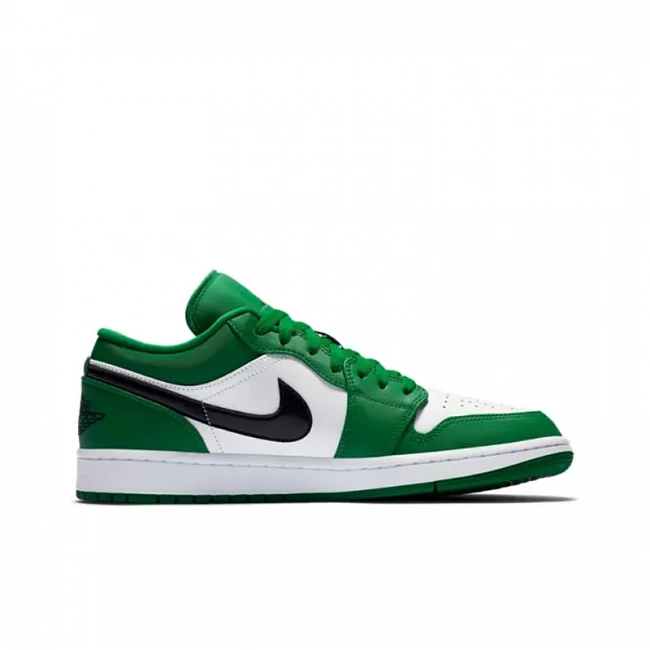 картинка Nike Air Jordan 1 Low "Pine Green" магазин Одежда+ являющийся официальным дистрибьютором в России 