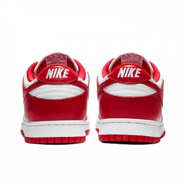 картинка Nike Dunk Low Retro "University Red" магазин Одежда+ являющийся официальным дистрибьютором в России 