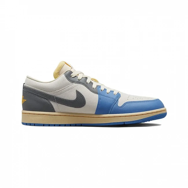 картинка Nike Air Jordan 1 Low "Vintage UNC Grey" магазин Одежда+ являющийся официальным дистрибьютором в России 
