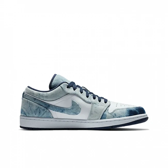 картинка Nike Air Jordan 1 Low "Washed Denim (GS)" магазин Одежда+ являющийся официальным дистрибьютором в России 