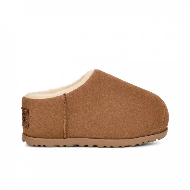 картинка UGG Pumped Slide Chestnut магазин Одежда+ являющийся официальным дистрибьютором в России 