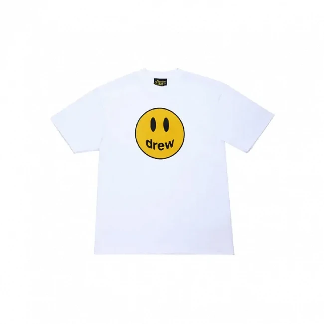картинка Drew house Футболка "Smile" белая магазин Одежда+ являющийся официальным дистрибьютором в России 