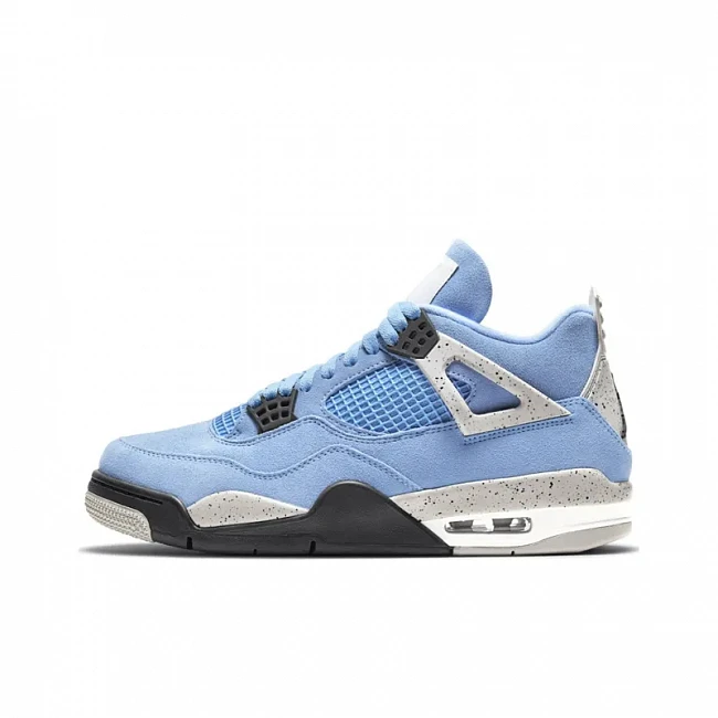 картинка Nike Air Jordan 4 "University Blue" магазин Одежда+ являющийся официальным дистрибьютором в России 