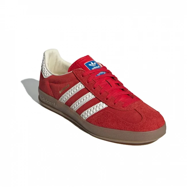 картинка Adidas Gazelle Red Cloud White магазин Одежда+ являющийся официальным дистрибьютором в России 