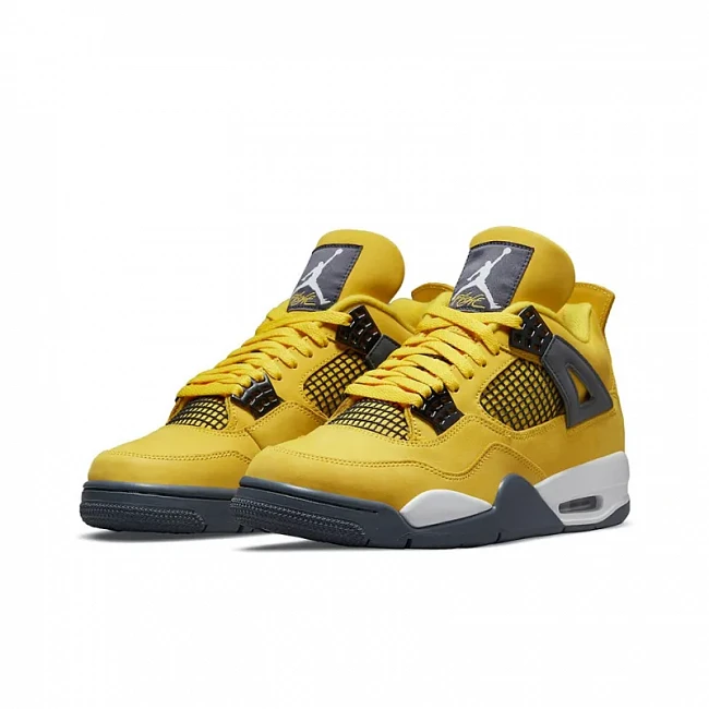 картинка Nike Air Jordan 4 Retro Lightning 2021 магазин Одежда+ являющийся официальным дистрибьютором в России 