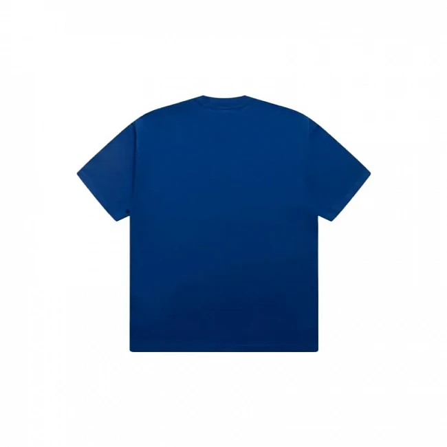 картинка Drew house Футболка синяя магазин Одежда+ являющийся официальным дистрибьютором в России 