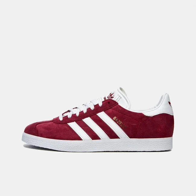 картинка Adidas Gazelle "Collegiate Burgundy White" магазин Одежда+ являющийся официальным дистрибьютором в России 