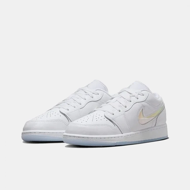 Nike Air Jordan 1 Low SE Glitter Swoosh (GS)