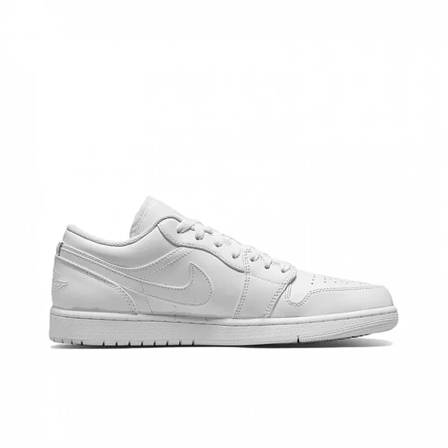 картинка Nike Air Jordan 1 Low Triple White магазин Одежда+ являющийся официальным дистрибьютором в России 