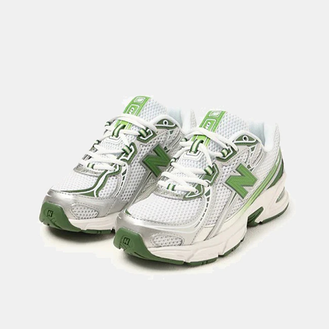картинка New Balance 740 V2 White Alpine Green магазин Одежда+ являющийся официальным дистрибьютором в России 