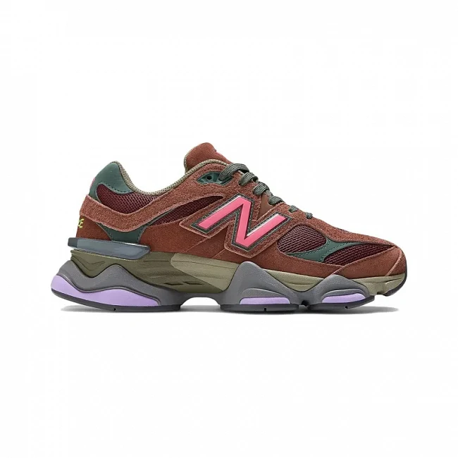картинка New Balance 9060 Rich Oak Burgundy магазин Одежда+ являющийся официальным дистрибьютором в России 