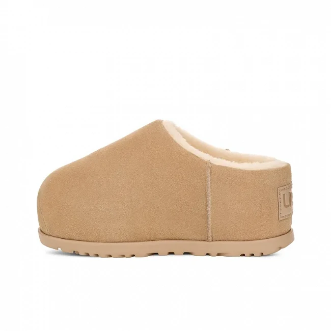 картинка UGG Pumped Slide Mustard магазин Одежда+ являющийся официальным дистрибьютором в России 
