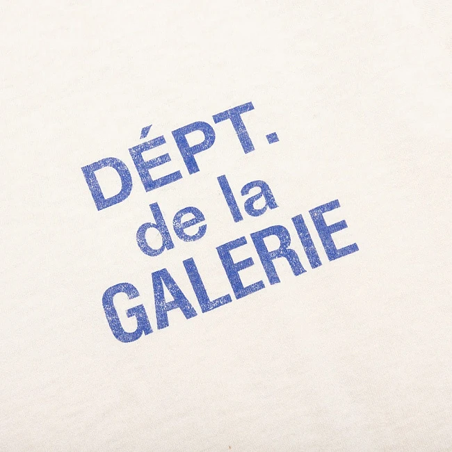 Gallery Dept. T-shirt Cream / Blue