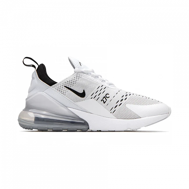 картинка Nike Air Max 270 White Black магазин Одежда+ являющийся официальным дистрибьютором в России 