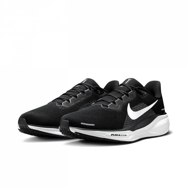 картинка Nike Air Zoom Pegasus 41 Extra Wide Black магазин Одежда+ являющийся официальным дистрибьютором в России 