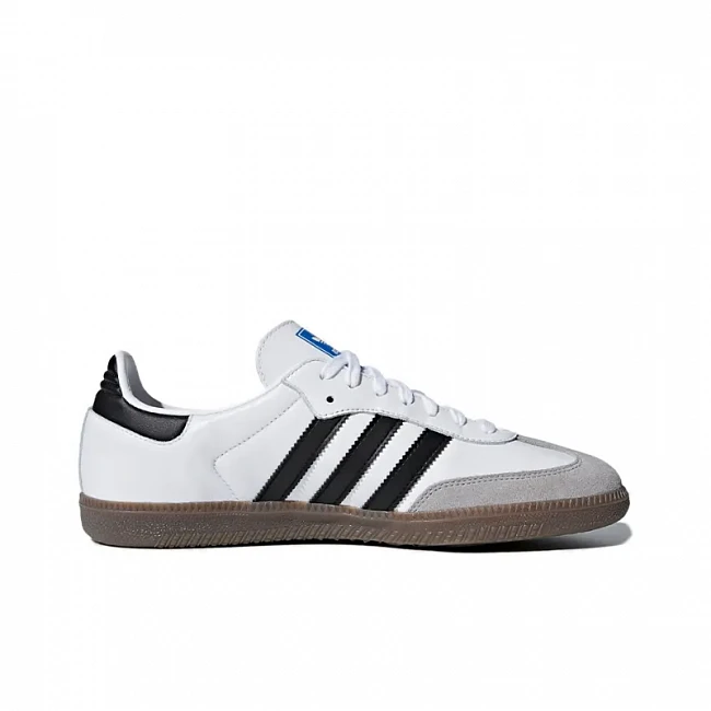 картинка Adidas Samba White Black Gum магазин Одежда+ являющийся официальным дистрибьютором в России 