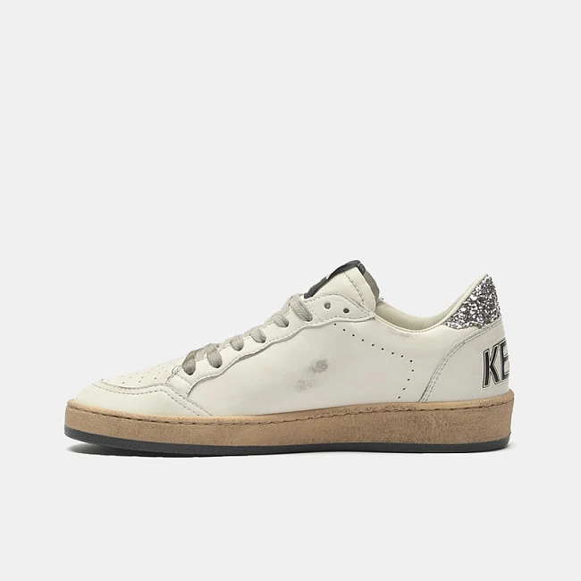 Golden Goose Ball Star White Leather