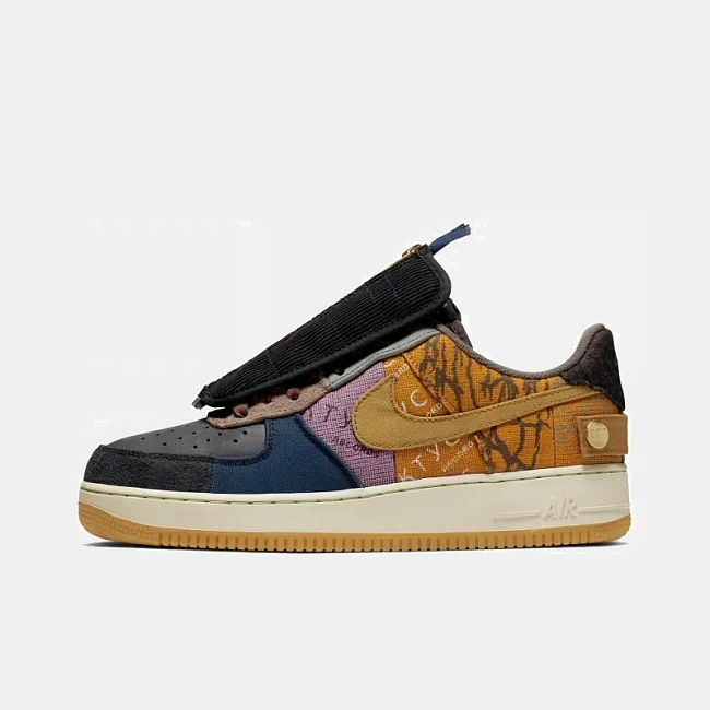 картинка Nike Air Force 1 Low Travis Scott Cactus Jack магазин Одежда+ являющийся официальным дистрибьютором в России 