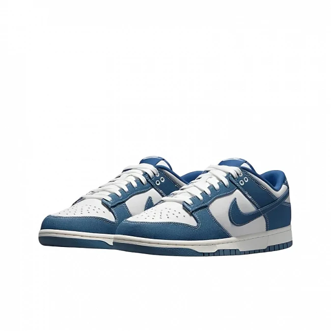 картинка Nike Dunk Low "Industrial Blue Sashiko" магазин Одежда+ являющийся официальным дистрибьютором в России 