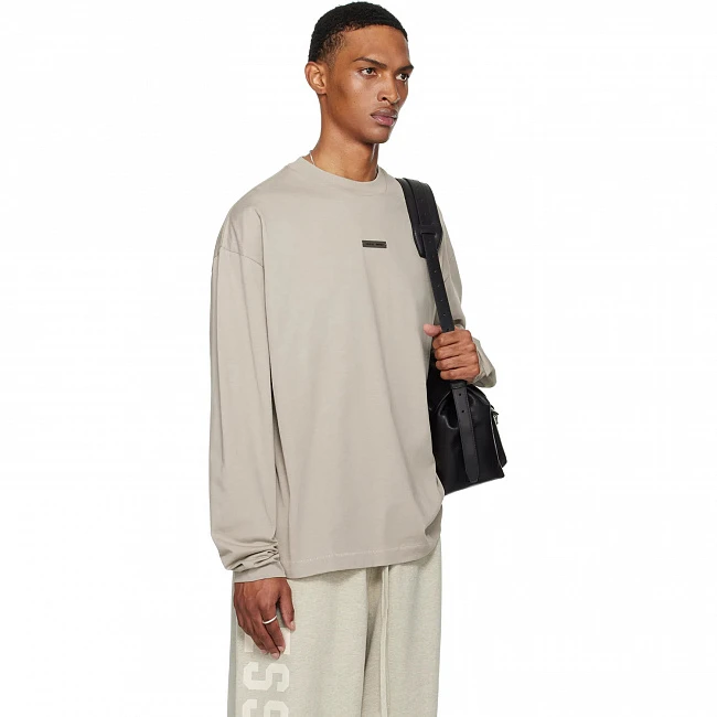 Fear of God ESSENTIALS Classic Long Sleeve Tee Timber
