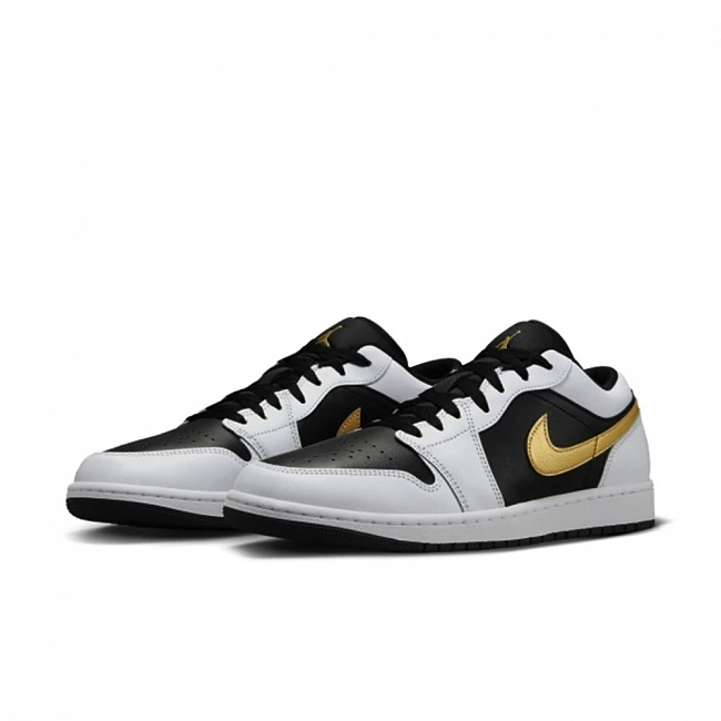 картинка Nike Air Jordan 1 Low Gold Swoosh магазин Одежда+ являющийся официальным дистрибьютором в России 