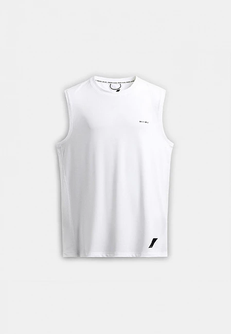 Zara Technical Tank Top White