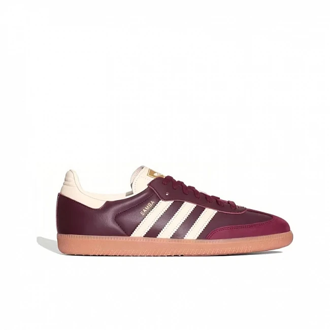 картинка Adidas Samba Maroon Gold Metallic магазин Одежда+ являющийся официальным дистрибьютором в России 