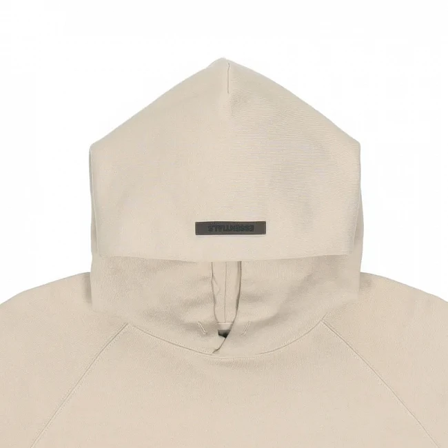 картинка Fear Of God Essentials Pullover Hoodie Beige магазин Одежда+ являющийся официальным дистрибьютором в России 