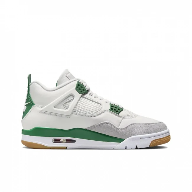 картинка Nike Air Jordan 4 Retro SB "Pine Green" магазин Одежда+ являющийся официальным дистрибьютором в России 